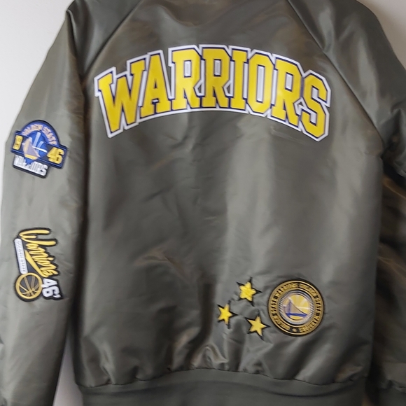 Golden State Warriors Bomber Jacket - Picture 5 of 8